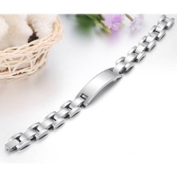 Lättanvänt Titanarmband För Män