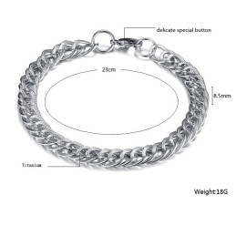 Högkvalitativt Titanarmband För Män