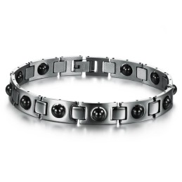 Drottningen Av Kvalitetshälsa Titanarmband Med Lodestone