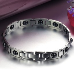 Drottningen Av Kvalitetshälsa Titanarmband Med Lodestone