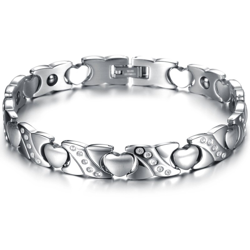 Kvalitets- Och Kvantitetsgaranterat Älsklingstitanarmband Med Diamanter Kvalitets- Och Kvantitetsgaranterat Älsklingstitanarmband Med Diamanter