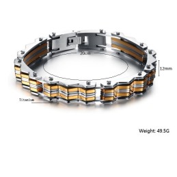 Stabilt Titanarmband Av Hög Kvalitet För Män