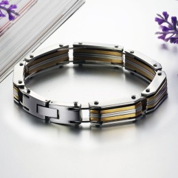 Brett Utbud Av Titanarmband För Män