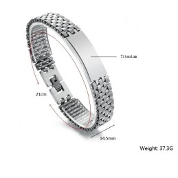 Stabilt Titanarmband Av Hög Kvalitet För Män