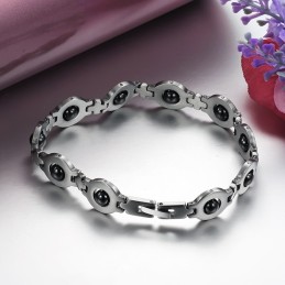 Brett Utbud Av Titanarmband För Män Mot Trötthet