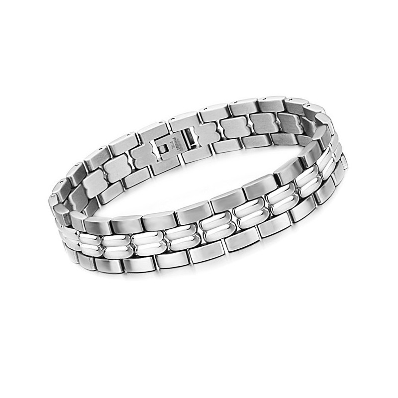 Kvalitets- Och Kvantitetsgaranterat Manligt Koncis Titanarmband Kvalitets- Och Kvantitetsgaranterat Manligt Koncis Titanarmband