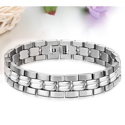 Kvalitets- Och Kvantitetsgaranterat Manligt Koncis Titanarmband