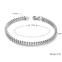 Välkänt För Sitt Högkvalitativa Titanarmband För Män