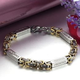 Världsomfattande Känt Titanarmband För Män