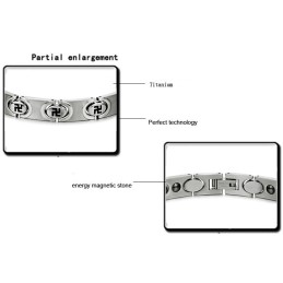 Högkvalitativt Titanarmband För Män
