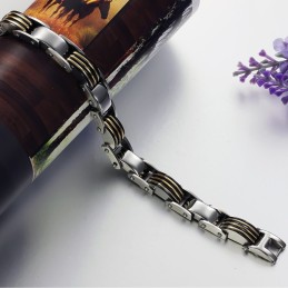 Lättanvänt Titanarmband För Män