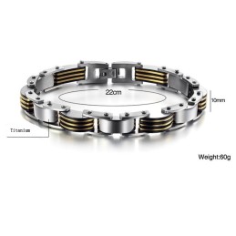 Lättanvänt Titanarmband För Män