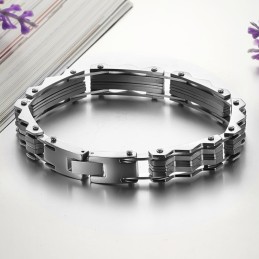 Brett Utbud Av Titanarmband För Män