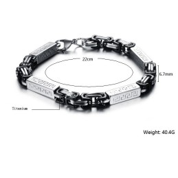 Välkänt För Sitt Högkvalitativa Titanarmband För Män