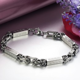 Pålitligt Rykte Manligt Koncist Titanarmband