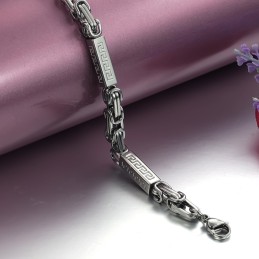Pålitligt Rykte Manligt Koncist Titanarmband
