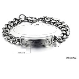 Att Njuta Av Högt Rykte Hemma Och Utomlands Manligt Titanarmband