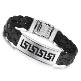 Pålitlig Prestanda För Män Great Wall Titanium Armband