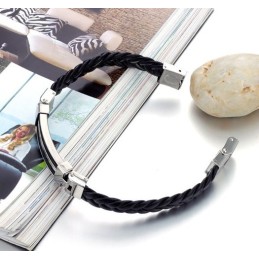 Lättanvänd Manlig Titanarmband