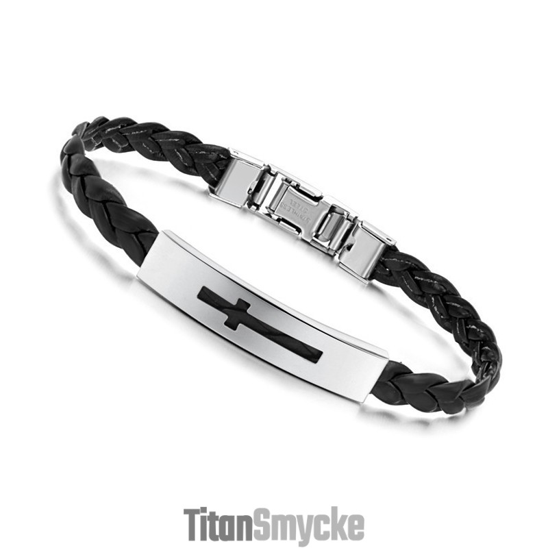 Stabil Kvalitet Kvinnlig Kors Titan Pu Armband Stabil Kvalitet Kvinnlig Kors Titan Pu Armband
