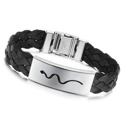 Pålitlig Prestanda För Manlig Viper Titanarmband