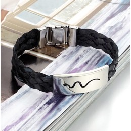 Pålitlig Prestanda För Manlig Viper Titanarmband