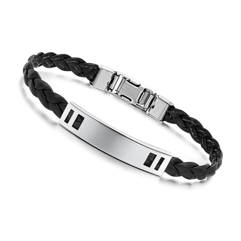 Lättanvänd Armband I Titanläder För Kvinnor Lättanvänd Armband I Titanläder För Kvinnor