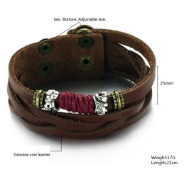 Välkänd För Sitt Armband I Titanläder Av Hög Kvalitet