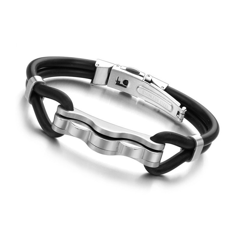 Armband I Titan Silikon Av Högsta Kvalitet Armband I Titan Silikon Av Högsta Kvalitet