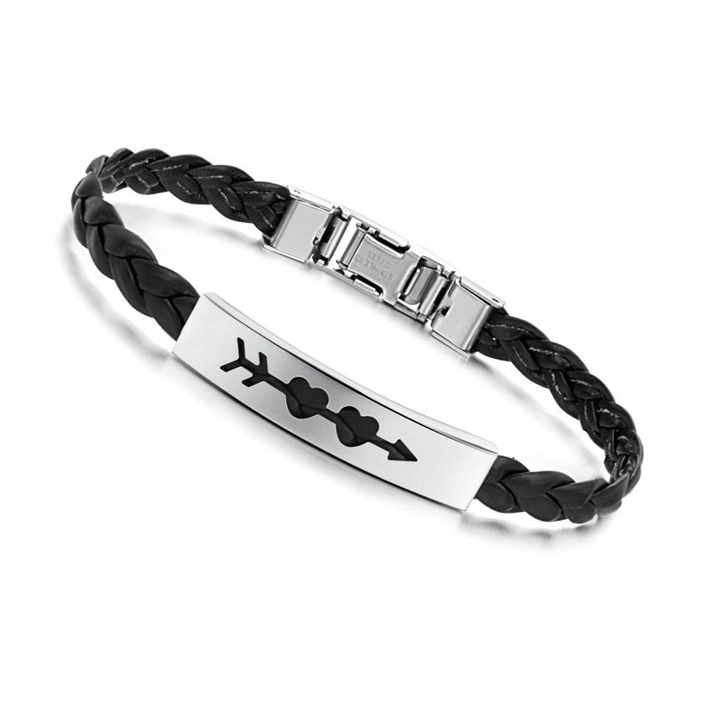 Stabil Kvalitet Kvinnlig Älskling Titan Läderarmband Stabil Kvalitet Kvinnlig Älskling Titan Läderarmband