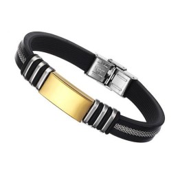 Armband I Titan Silikon Av Högsta Kvalitet För Män