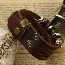 Högkvalitativt Armband I Titanläder För Kvinnor Med Fjärilsform