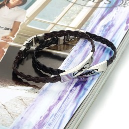 Armband I Titanläder Av Högsta Kvalitet För Kvinnor