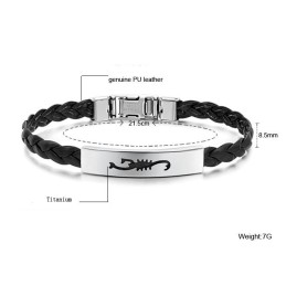 Armband I Titanläder Av Högsta Kvalitet För Kvinnor