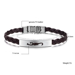 Armband I Titanläder Av Högsta Kvalitet För Kvinnor