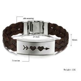 Pålitligt Rykte Manligt Titanarmband