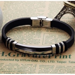 Kompletta Specifikationer För Armband I Titan-Silikon