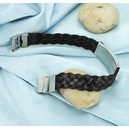 Svart Titanarmband Av Högsta Kvalitet