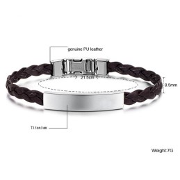 Stabil Kvalitet Titanarmband