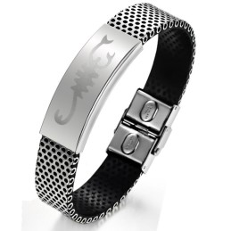 Världsberömd Scorpion Titan Läderarmband