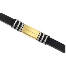Världsomspännande Manlig Charm I Titan Silikonarmband