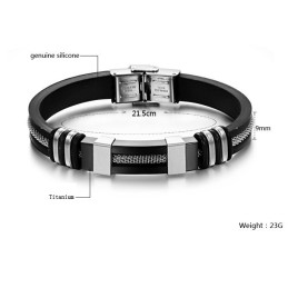 Kvalitets- Och Kvantitetsgaranterad Titansilikonarmband