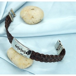 Kompletta Specifikationer Brunt Titanarmband