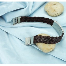 Kompletta Specifikationer Brunt Titanarmband