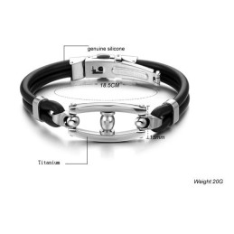 Brett Utbud Av Titan Silikon Armband