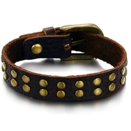 Pålitlig Kvalitets Retro Titan Läderarmband