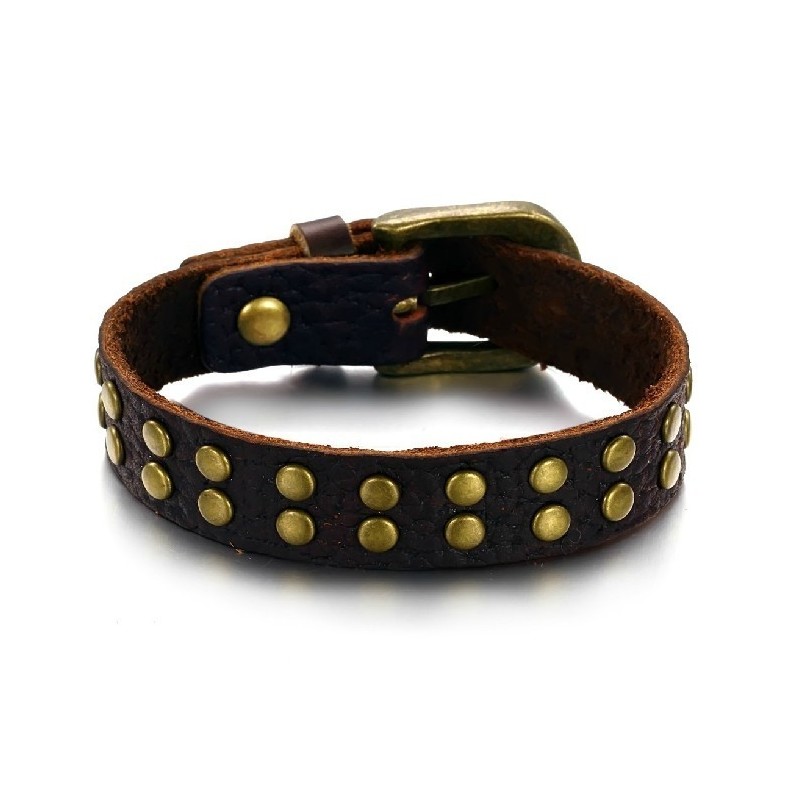 Pålitlig Kvalitets Retro Titan Läderarmband Pålitlig Kvalitets Retro Titan Läderarmband
