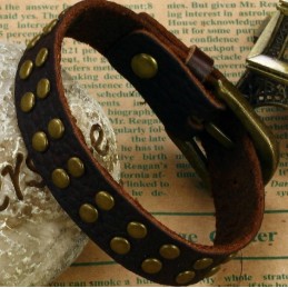 Pålitlig Kvalitets Retro Titan Läderarmband