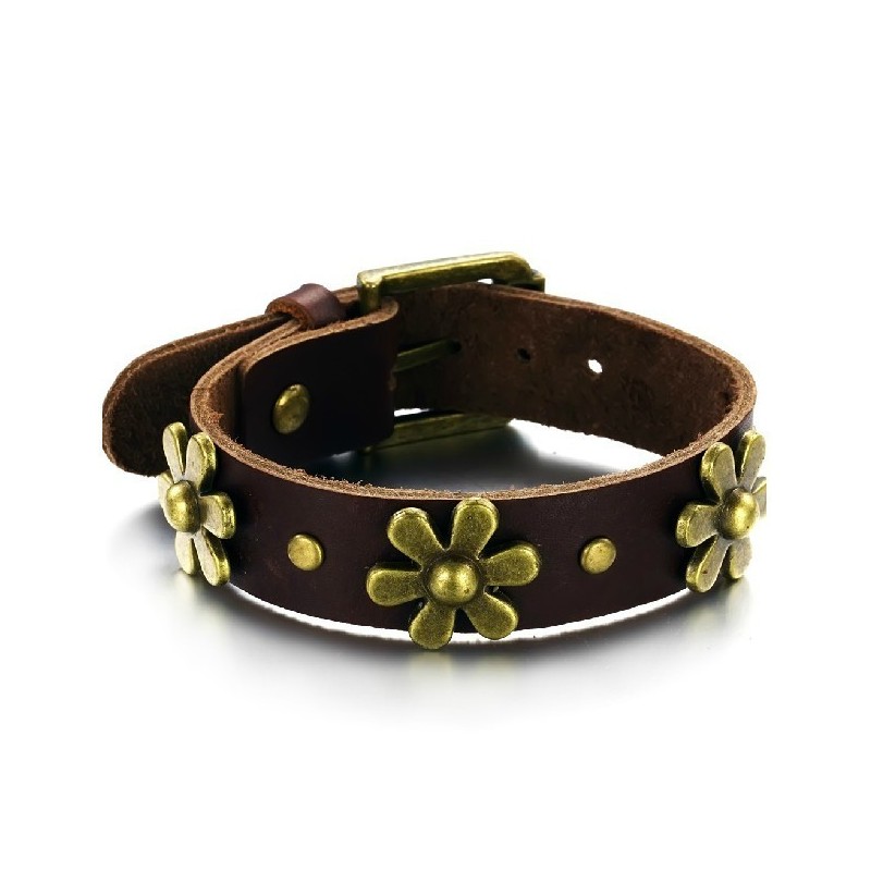 Högkvalitativt Retro Titan Läderarmband Högkvalitativt Retro Titan Läderarmband