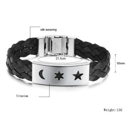 Lättanvänd Manlig Titanarmband